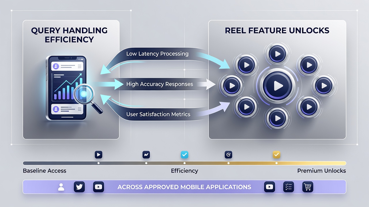 Backend dashboard showing query logs linked to reel unlock events in mobile gaming applications