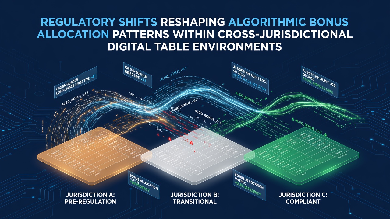 Regulatory frameworks influencing algorithmic systems in digital table gaming across borders