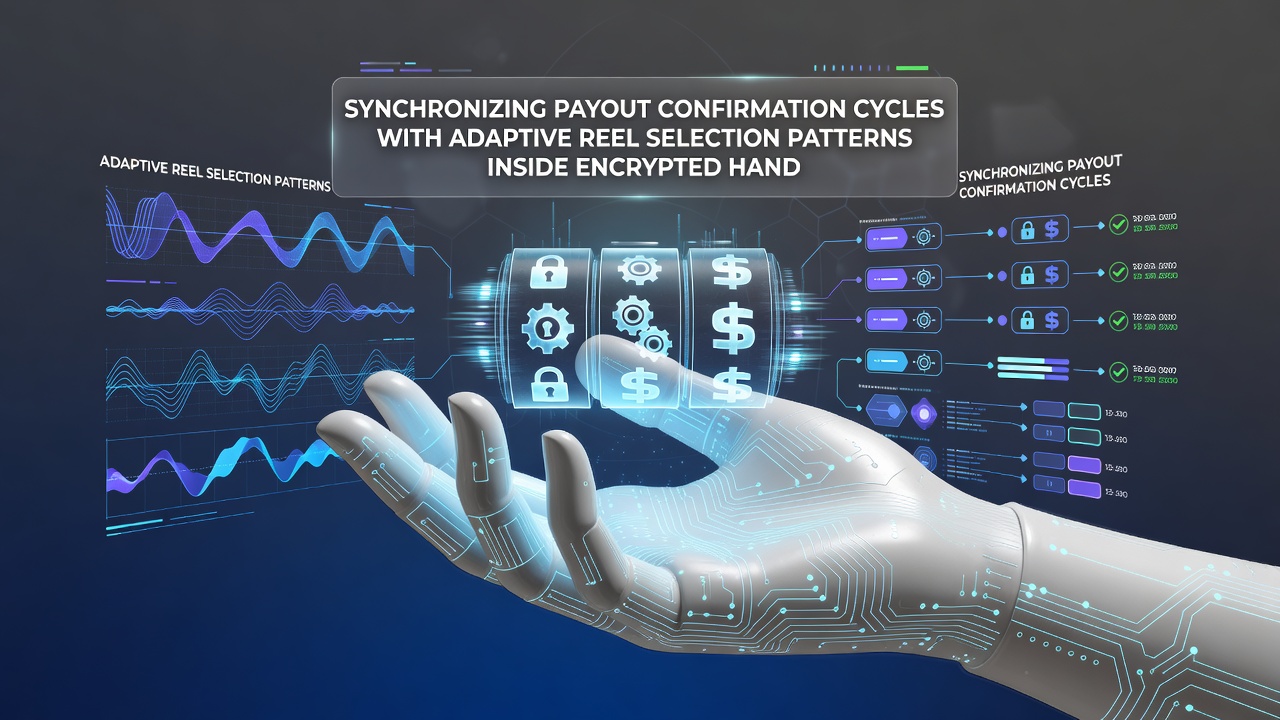 Illustration of adaptive reel patterns updating in response to encrypted payout confirmation signals on a mobile gaming interface