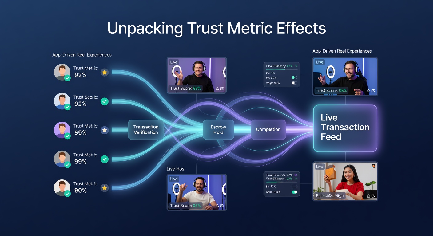 Live host guiding reel spins while transaction metrics update on screen